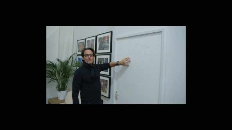 When the actors came in, we would measure their heights