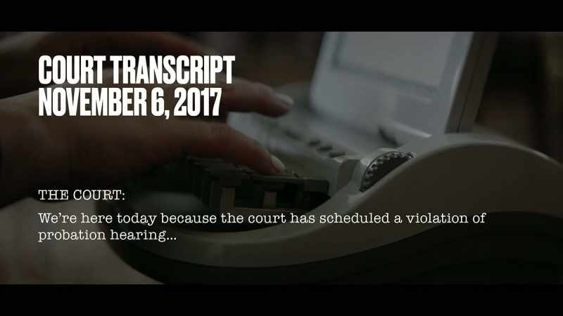 When the hearing began, the probation department