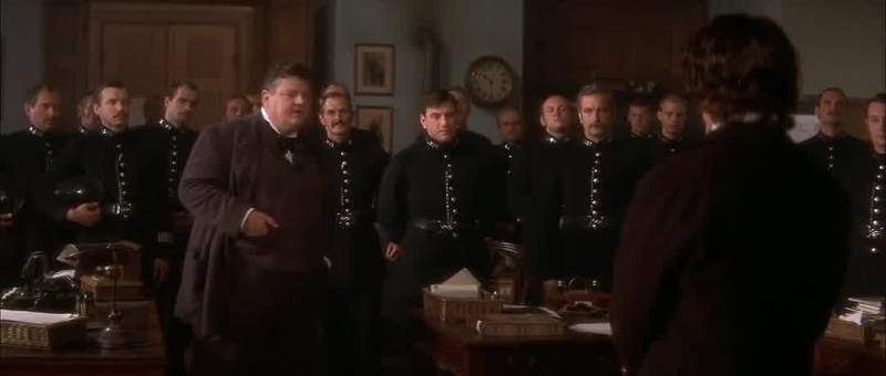 When the inspector is talking you are what