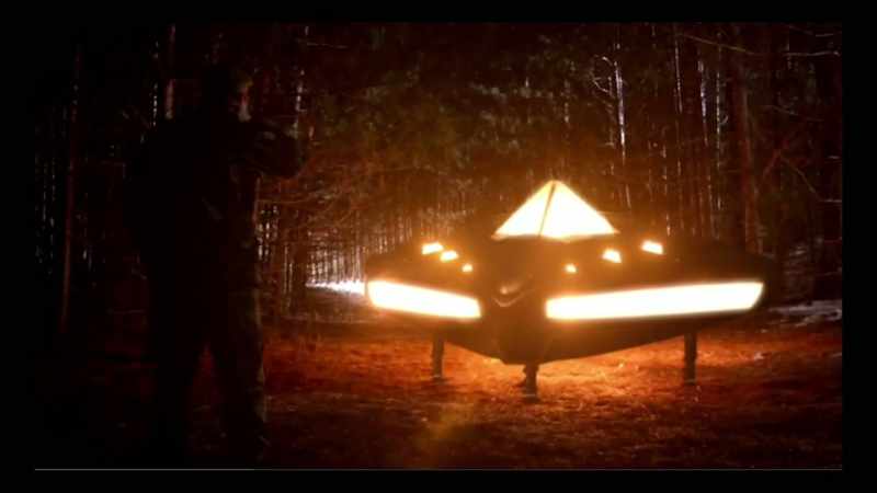 When the light on the craft started to generate to a more