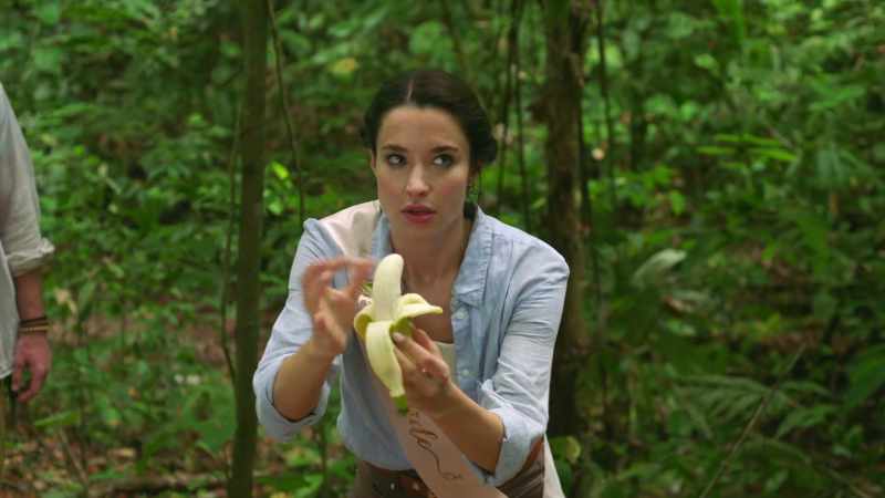 When the monkey comes to take the banana