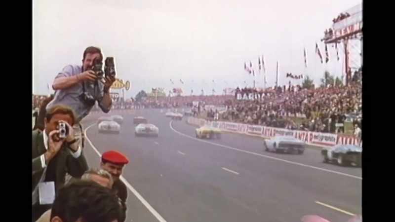 When the race started, Ken Miles didn't get his door closed correctly