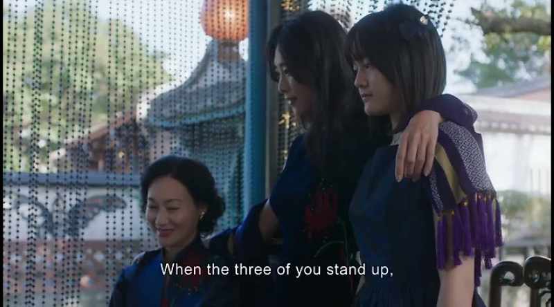 When the three of you stand up