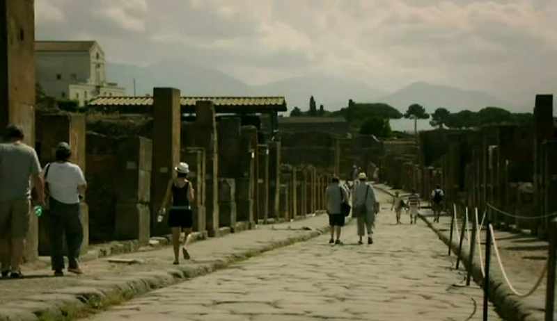 When Vesuvius erupted, it just went - BANG!