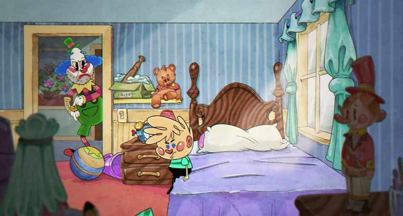 When he went sleep that night