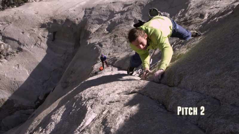 When you're free-climbing