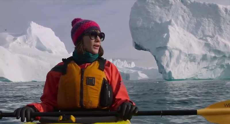 When you're in a boat in Antarctica