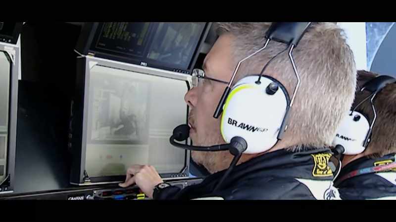 When you're winning a race and there's nothing going wrong, well, it's great