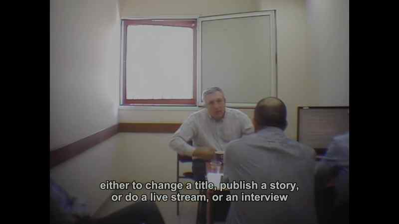 Whenever there was a request to change a headline, publish a story, do a live stream or an interview