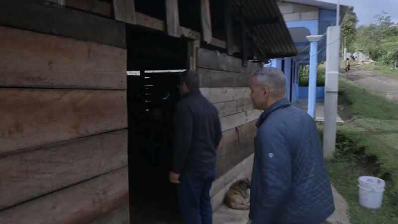 where a Fairtrade coffee farmer