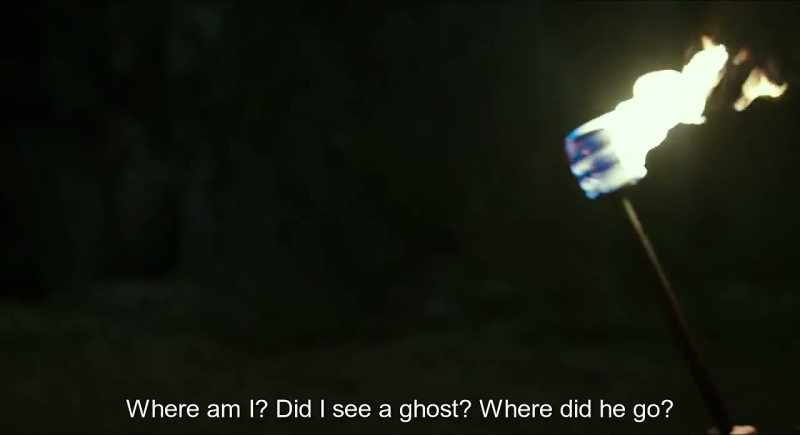 Where am 1? Did I see a ghost? Where did he go?