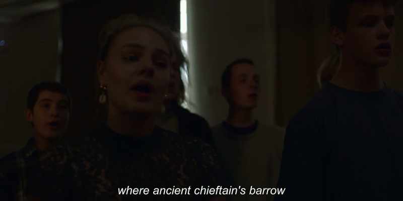 where ancient chieftain's barrow