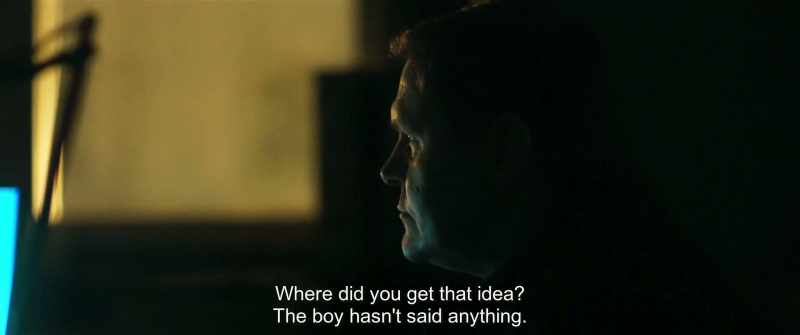 Where did you get that idea? The boy hasn't said anything