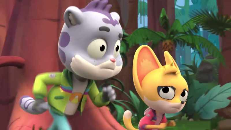 Where do these branches keep coming from? -Gee, I don't know. We're in a jungle