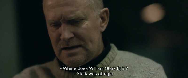 Where does William Stark fit in? - Stark was all right