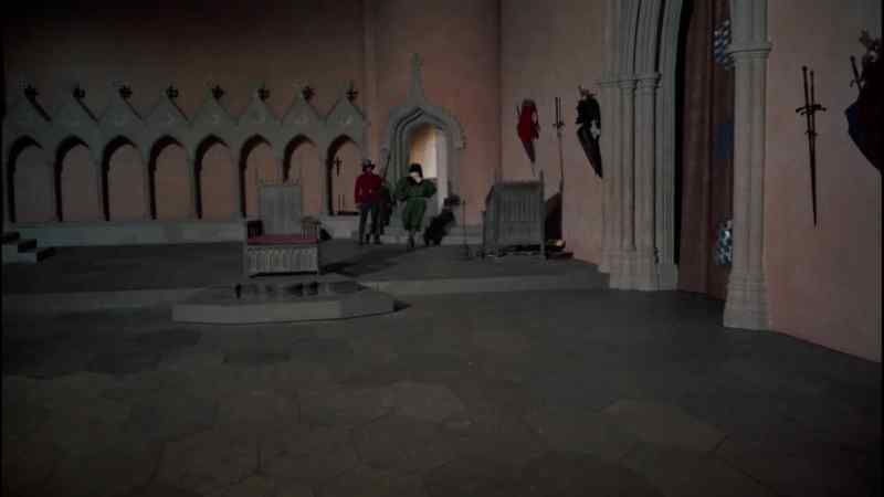 Where is Her Majesty? - She is above, my lord