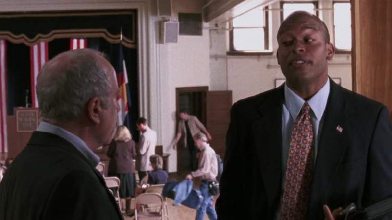 Where the hell is he He's in with his uh spiritual advisor