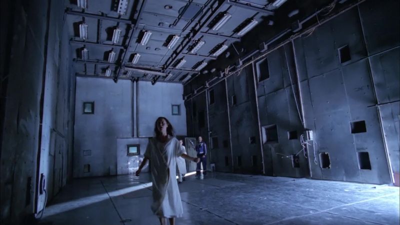 Where the hell's she going? - Must be some sort of exit this way