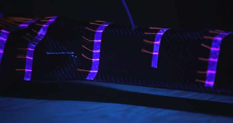 Where the strings are stable, the aerodynamic flow is efficient