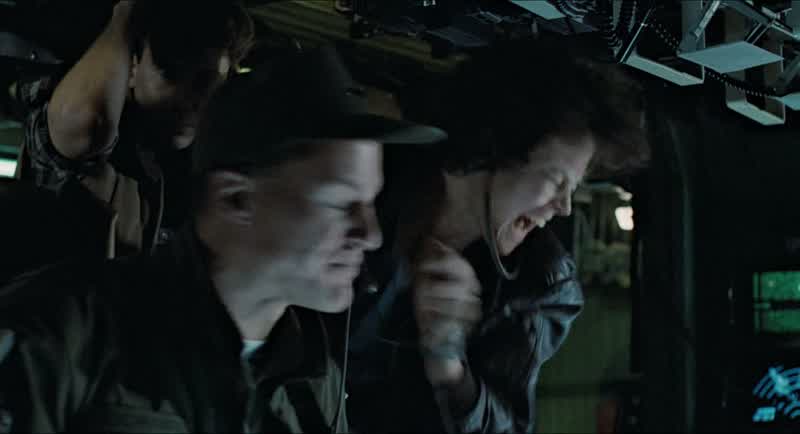 It's coming out of the goddamn walls Where's Apone Where's AponeThe sarge is gone Let's get the fuck out of here