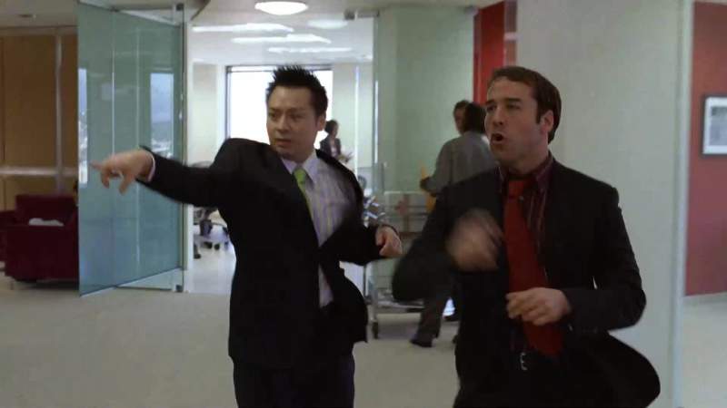Where's Mr Cole's fucking office That way