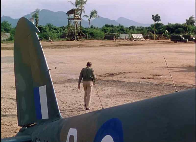 Where's that ruddy fool think he's going?