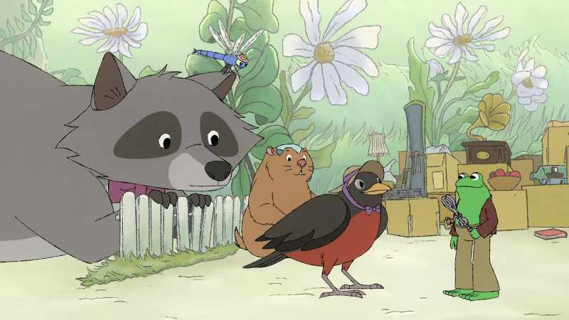 Where's the bird making that, 