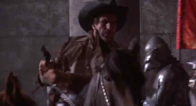 Where's the trouble, sonny? - Down there!