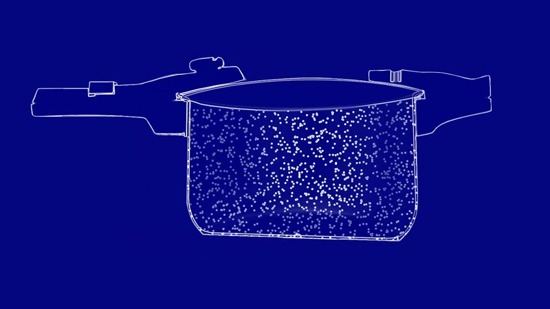 Which are pressure cookers filled with explosive material