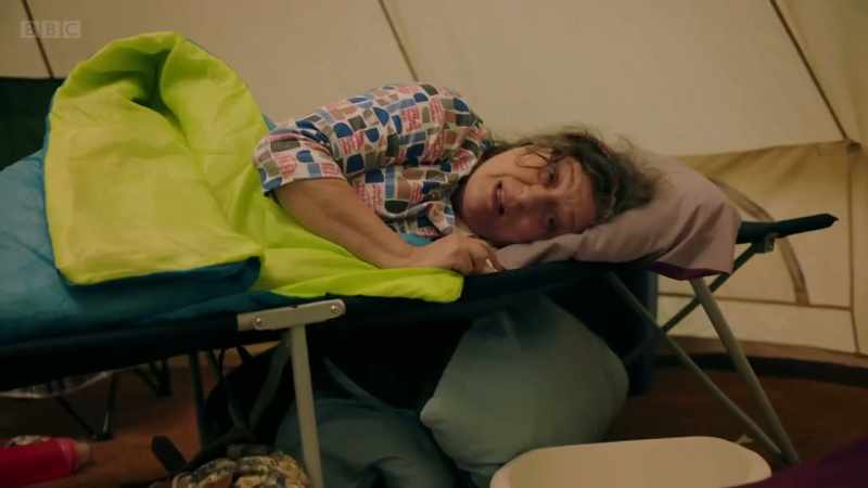 Which meant that Helen was able to lift Mitts into the bath