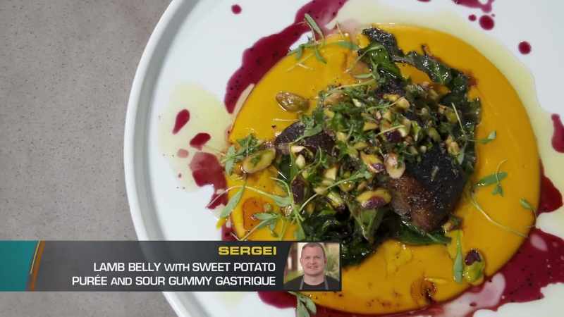While Chef Sergei's lamb
