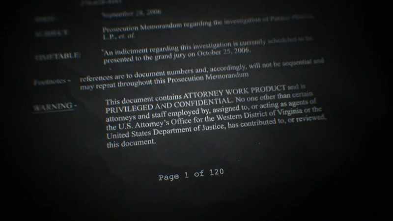 While it's still a secret government document