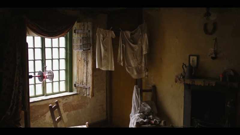 While servants lived, worked, and often slept