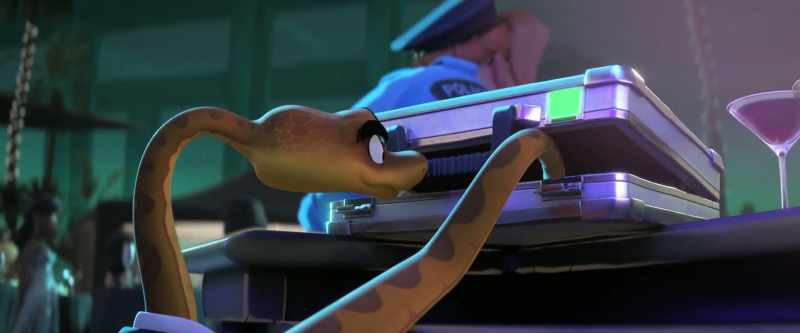 While Snake gets the code