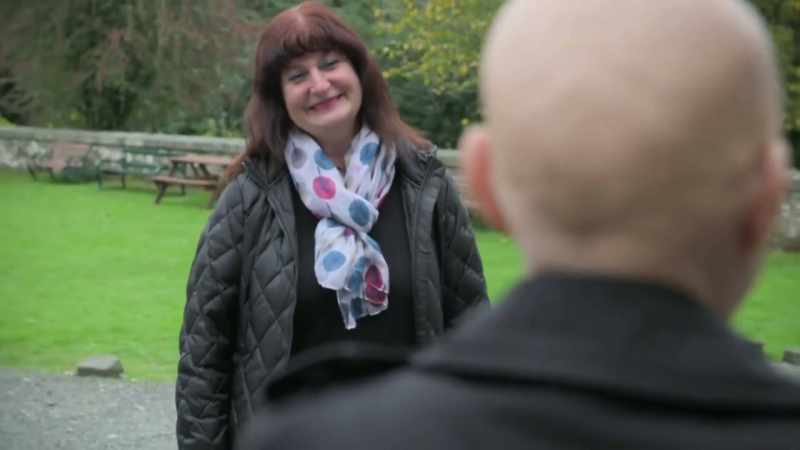 While working with a group on the grounds of Bannockburn House