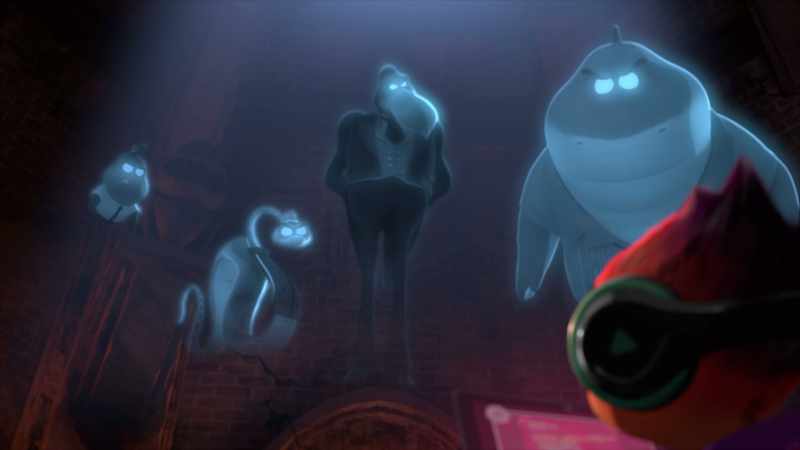 While you had your nightmare, we rigged the mansion