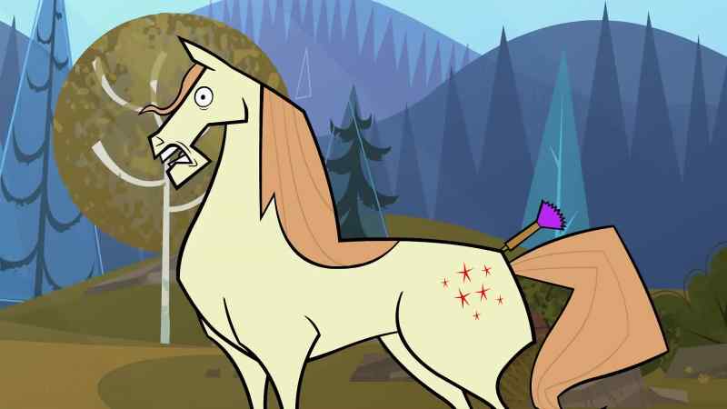 (WHINNIES)