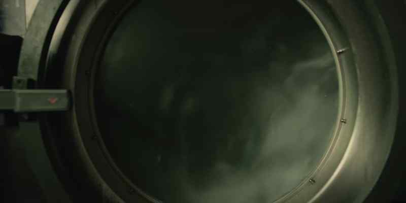 (Whir of washing machine)