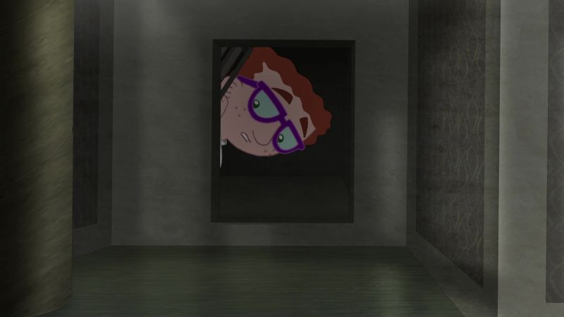 (WHISPERING) The access vent won't take us any farther