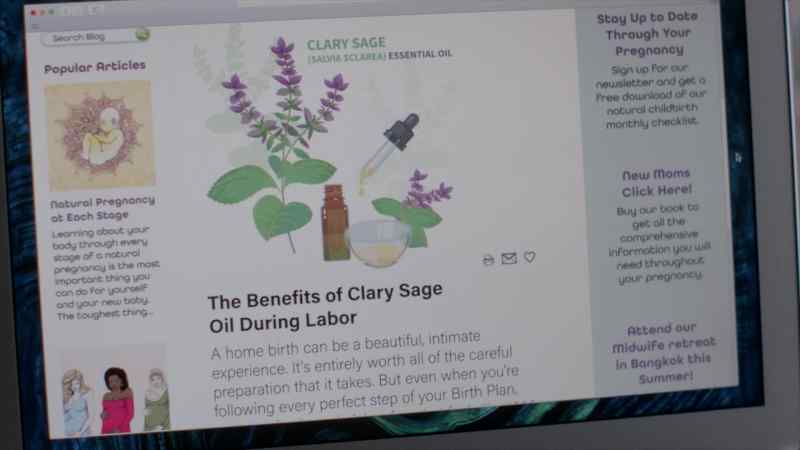 [whispers] Clary sage oil?