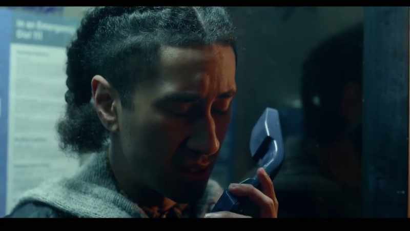 (whispers) I'll see you soon. (baby continues crying)