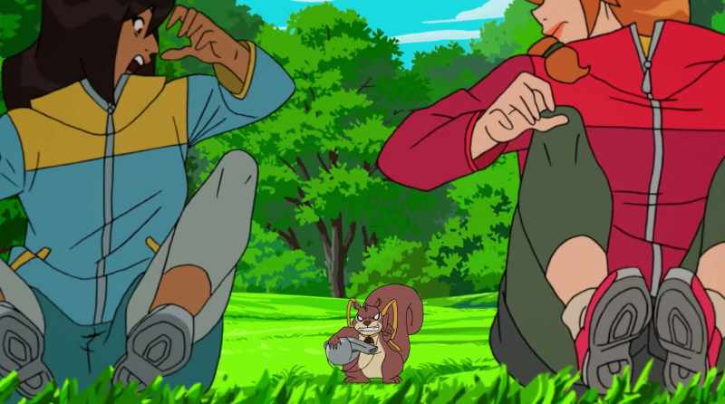 (WHISTLE BLOWS)