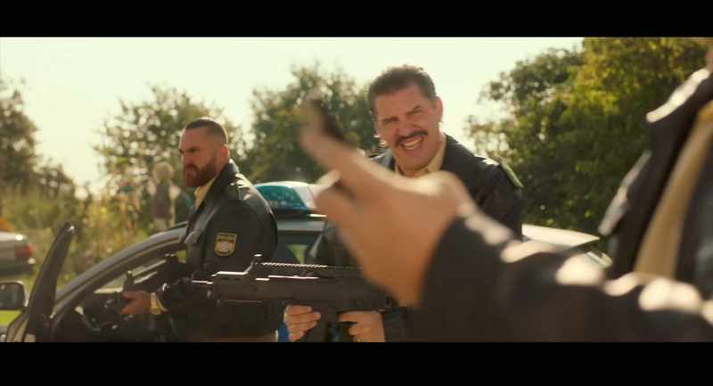 (whistle, machine gun fire stops)