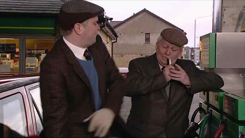 Whit are ye daeing, ya maddie?
