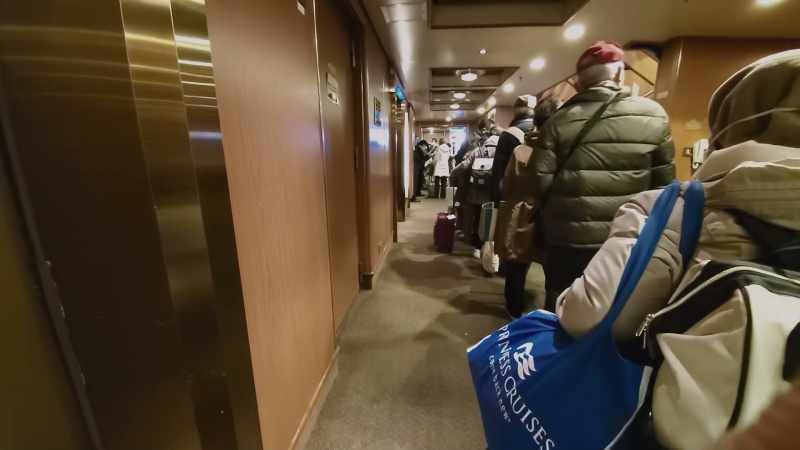 Who are disembarking