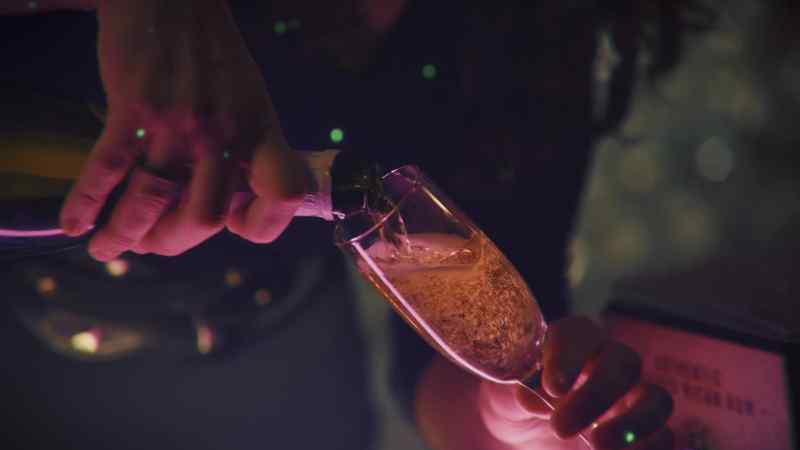 Who doesn't want to go out and pop bottles?