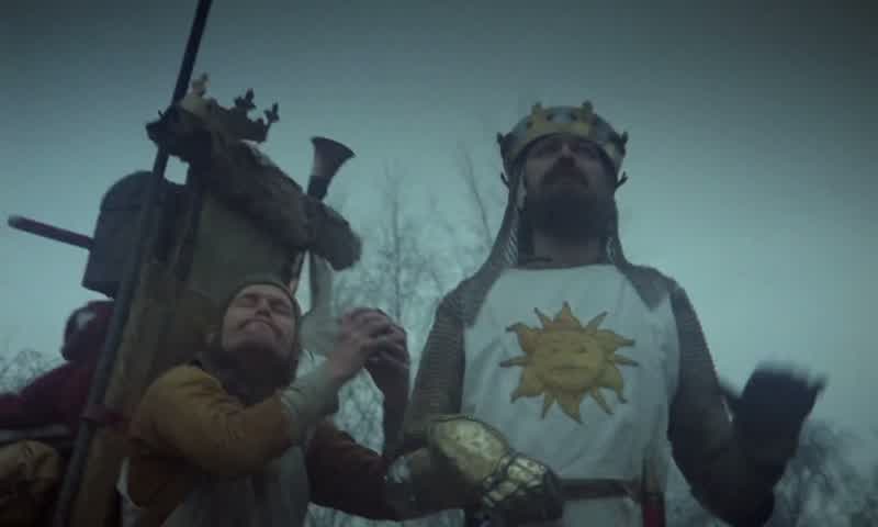 Who goes thereIt is I Arthur Son of Uther Pendragon from the castle of CamelotKing of the Britons defeater of the SaxonsSovereign of all EnglandPull the other oneI am and this is my trusty servant