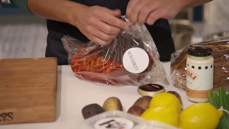 Who is having lobster and caviar for brunch?