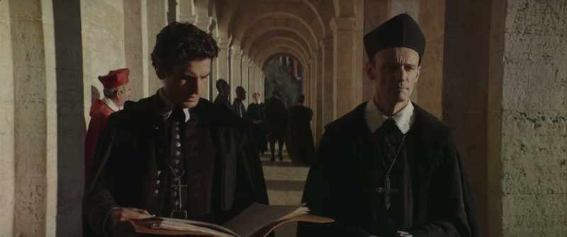 Who helped him in the high ecclesiastical hierarchy?
