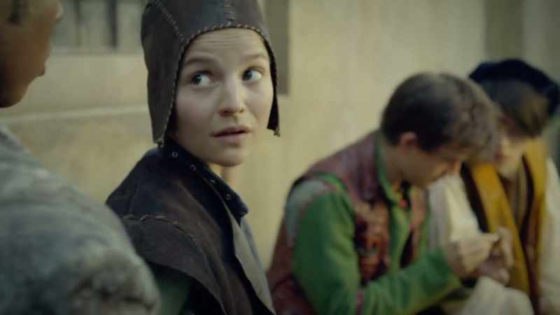 Who looks at a peasant and sees angels?